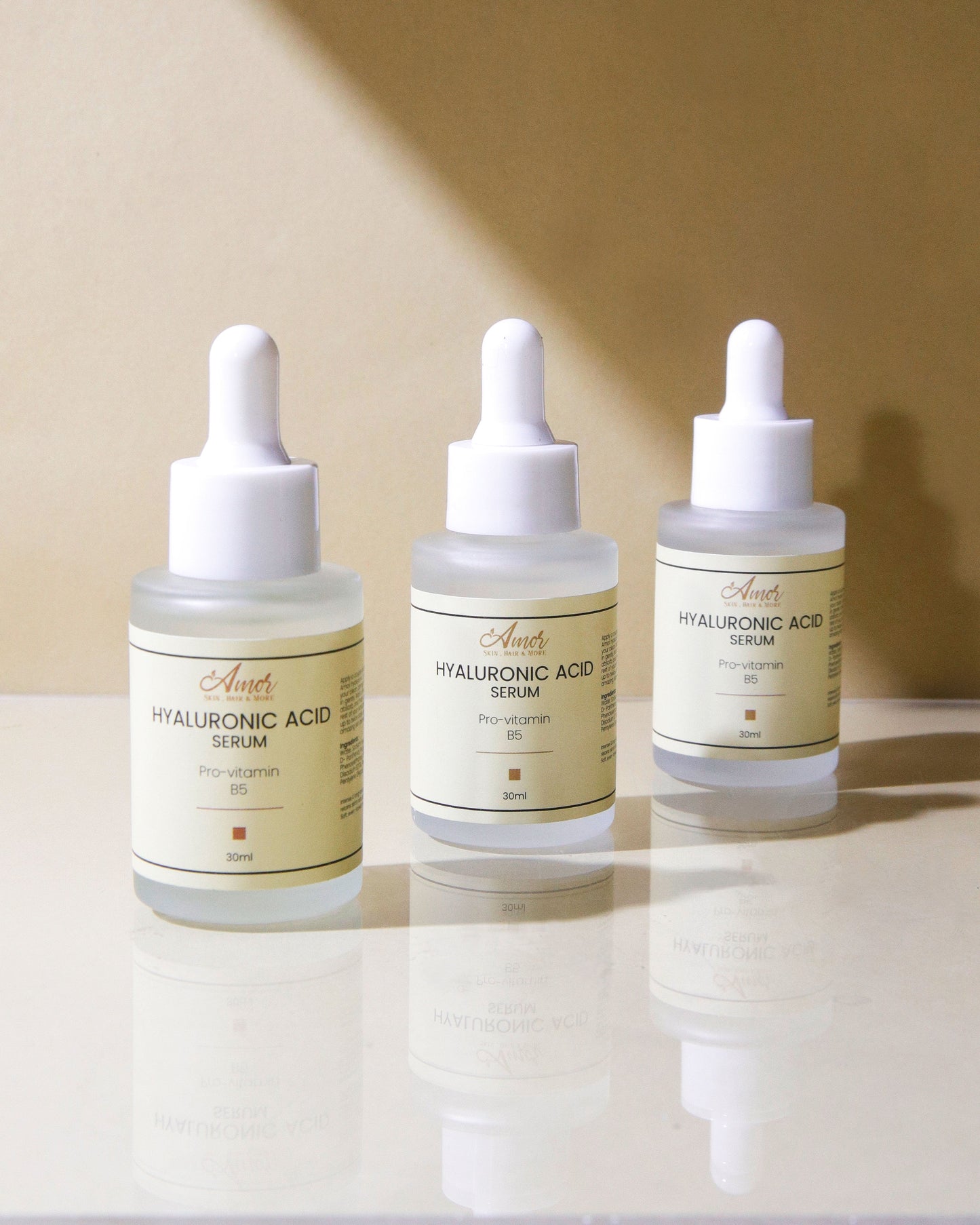 Amor Hyaluronic Acid Serum + Pro-vitamin B5 30ml Face Serums Amor beautee