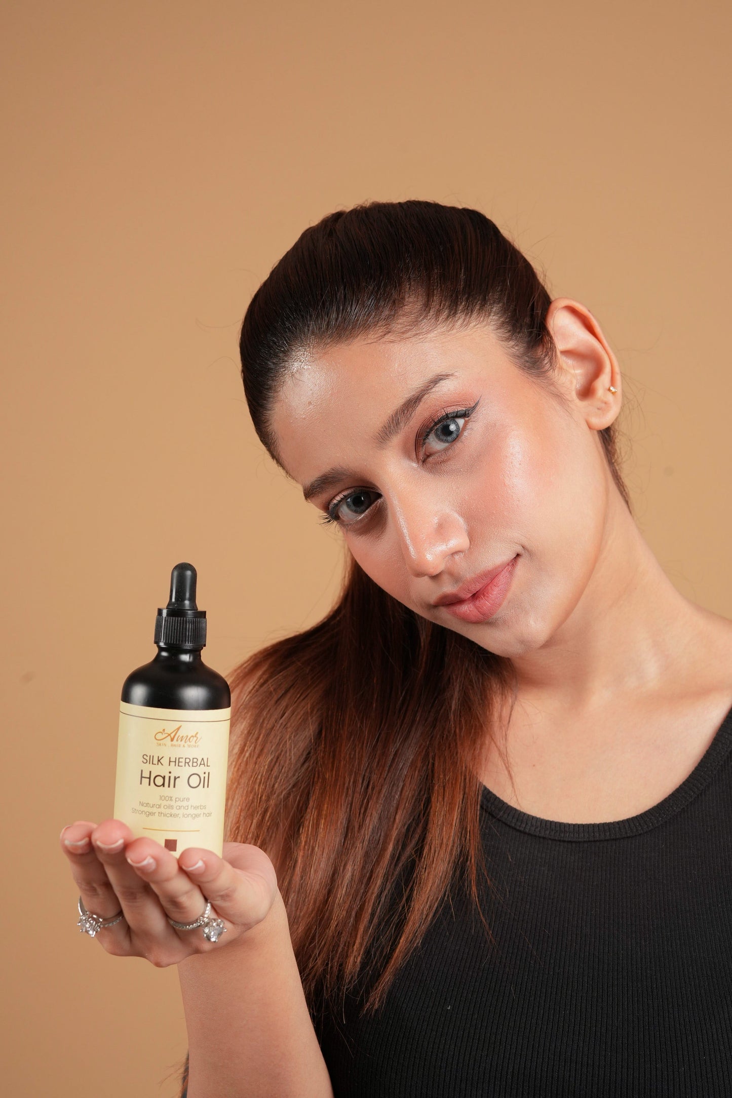 Silk Herbal Hair Oil Herbal Hair Oil Amor beautee