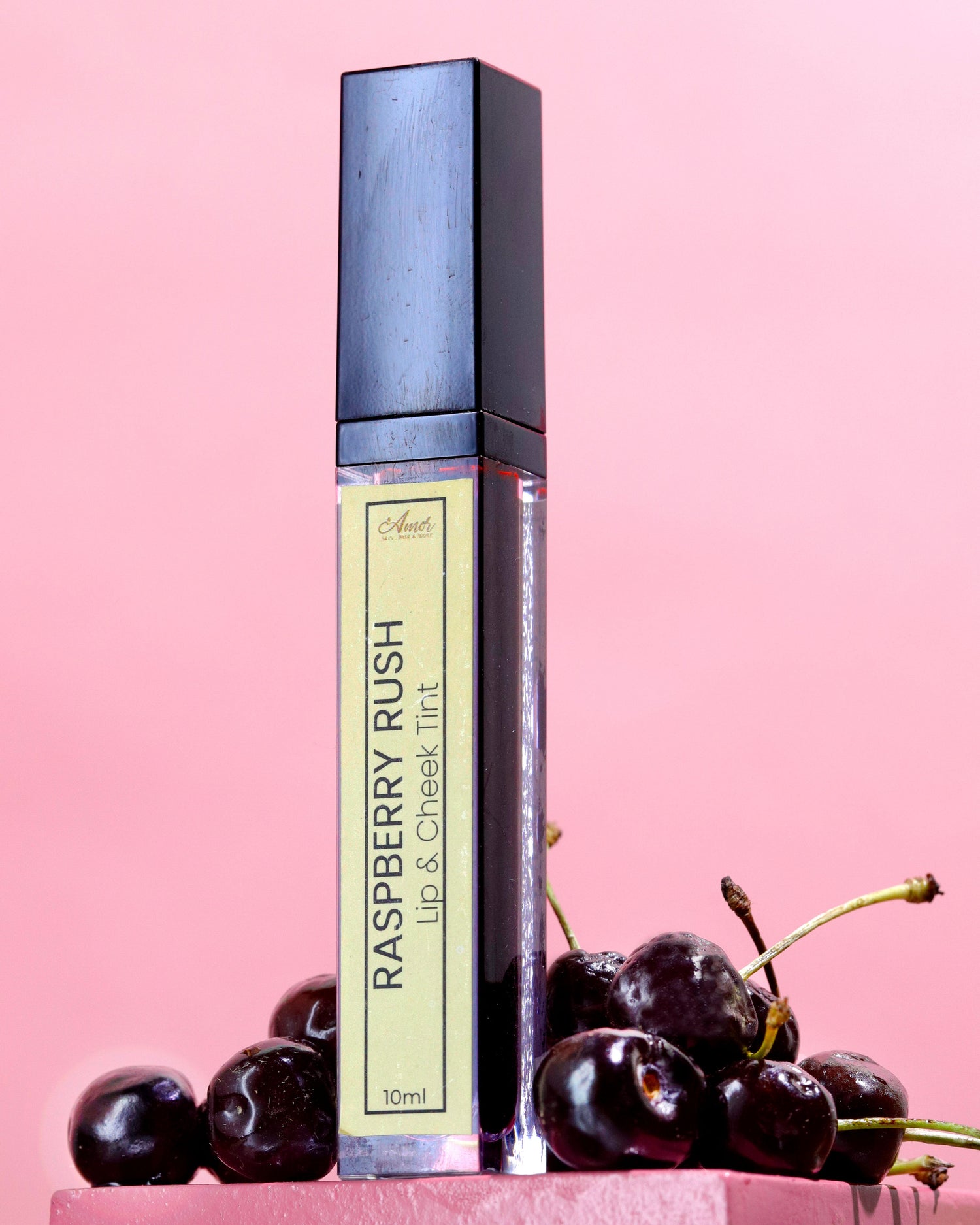 Raspberry Rush Lip & Cheek Tint Amor beautee 