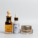 Antiaging Solution Bundle Egyptian Gold Serum specializes in reversing signs of ageing and keeping skin moisturized